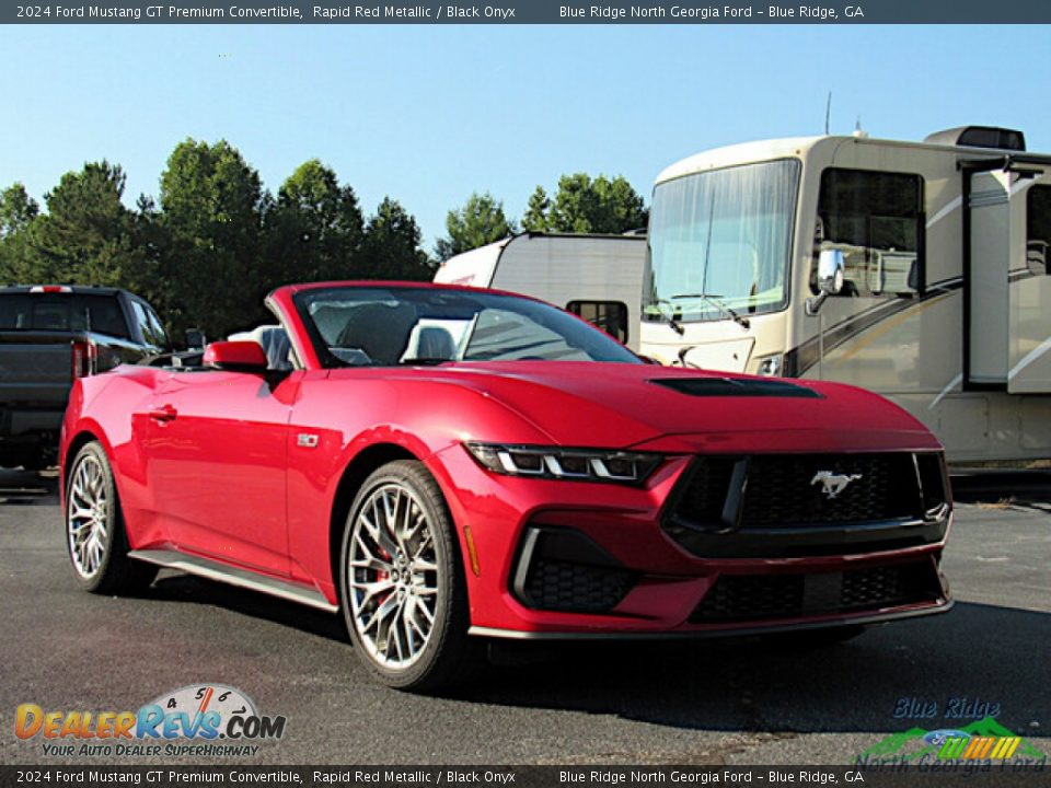 Rapid Red Metallic 2024 Ford Mustang GT Premium Convertible Photo #7