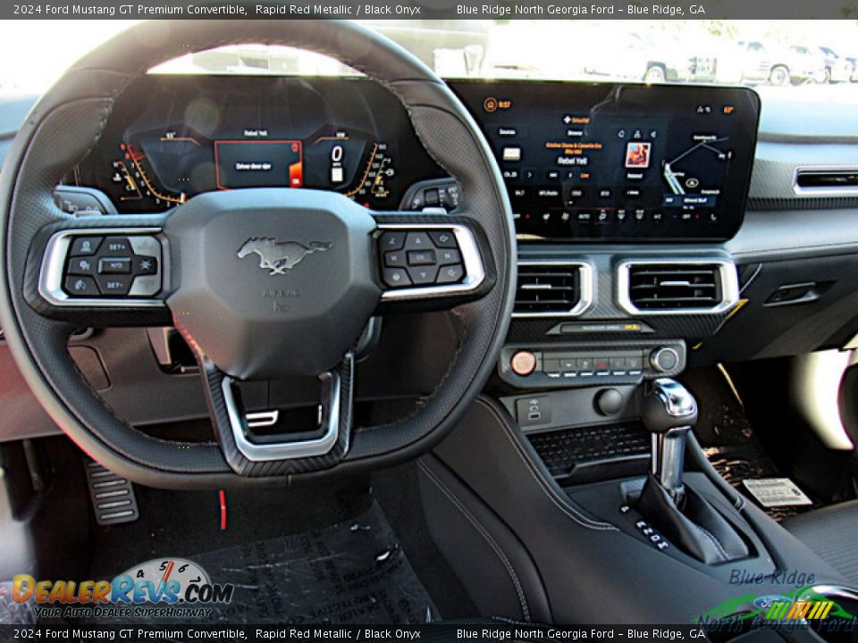 Dashboard of 2024 Ford Mustang GT Premium Convertible Photo #14