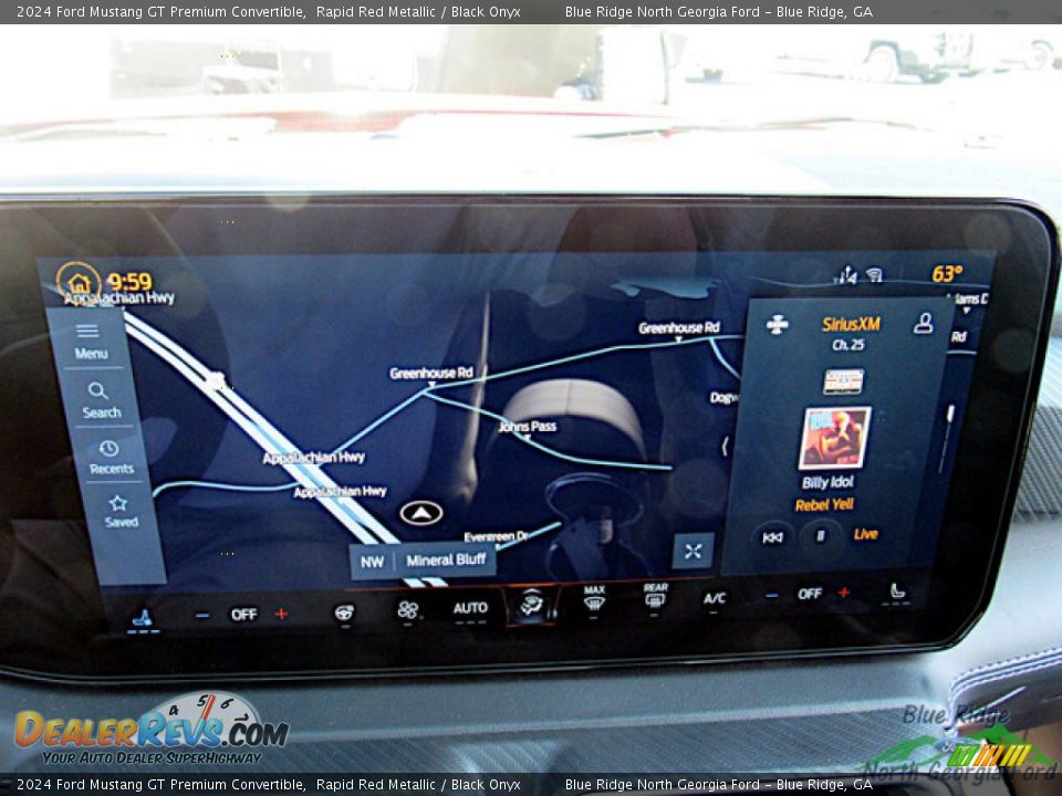 Navigation of 2024 Ford Mustang GT Premium Convertible Photo #20