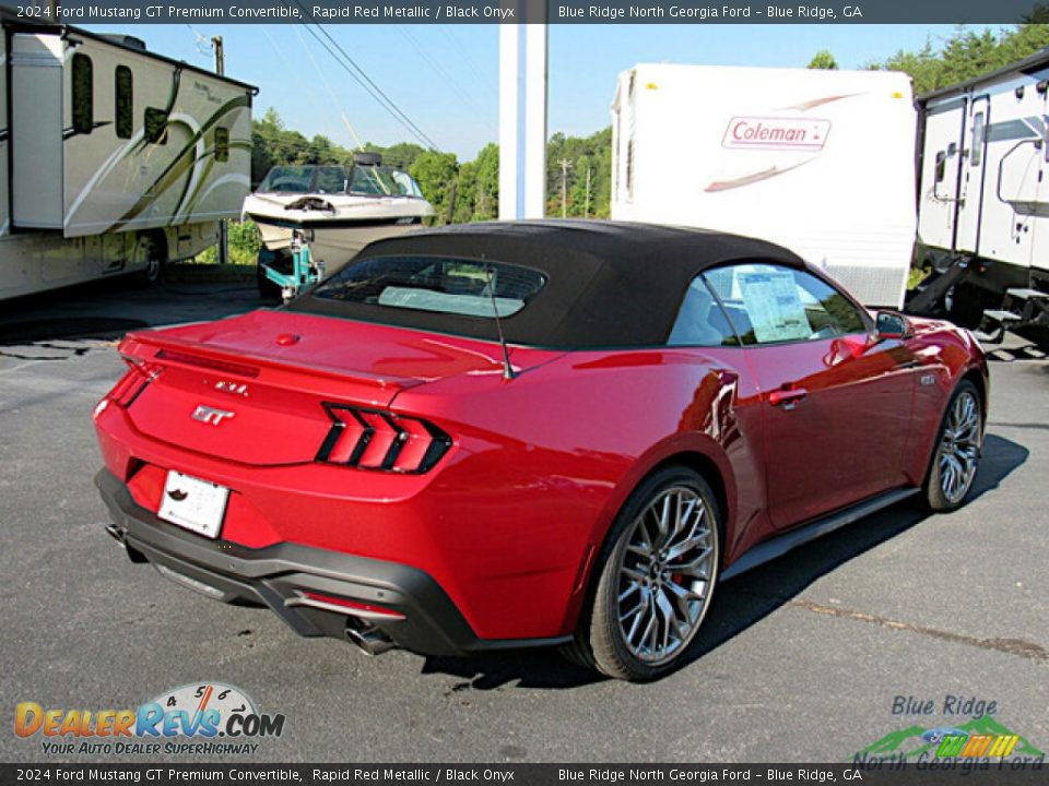 2024 Ford Mustang GT Premium Convertible Rapid Red Metallic / Black Onyx Photo #26