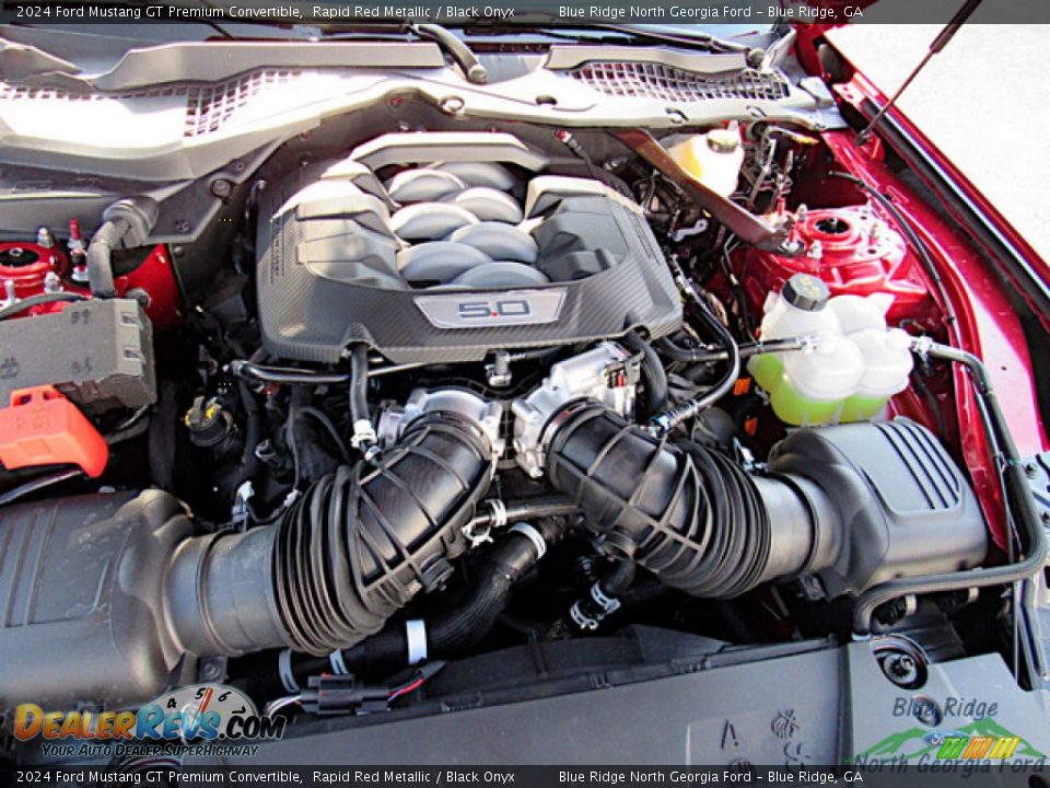 2024 Ford Mustang GT Premium Convertible 5.0 Liter DOHC 32-Valve Ti-VCT V8 Engine Photo #28