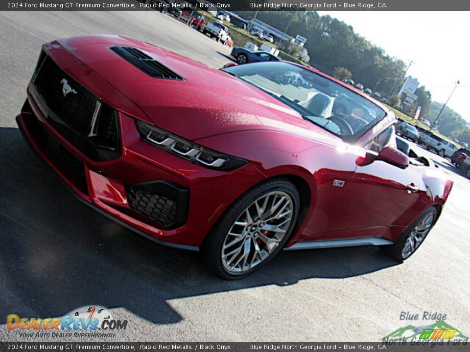 2024 Ford Mustang GT Premium Convertible Rapid Red Metallic / Black Onyx Photo #29