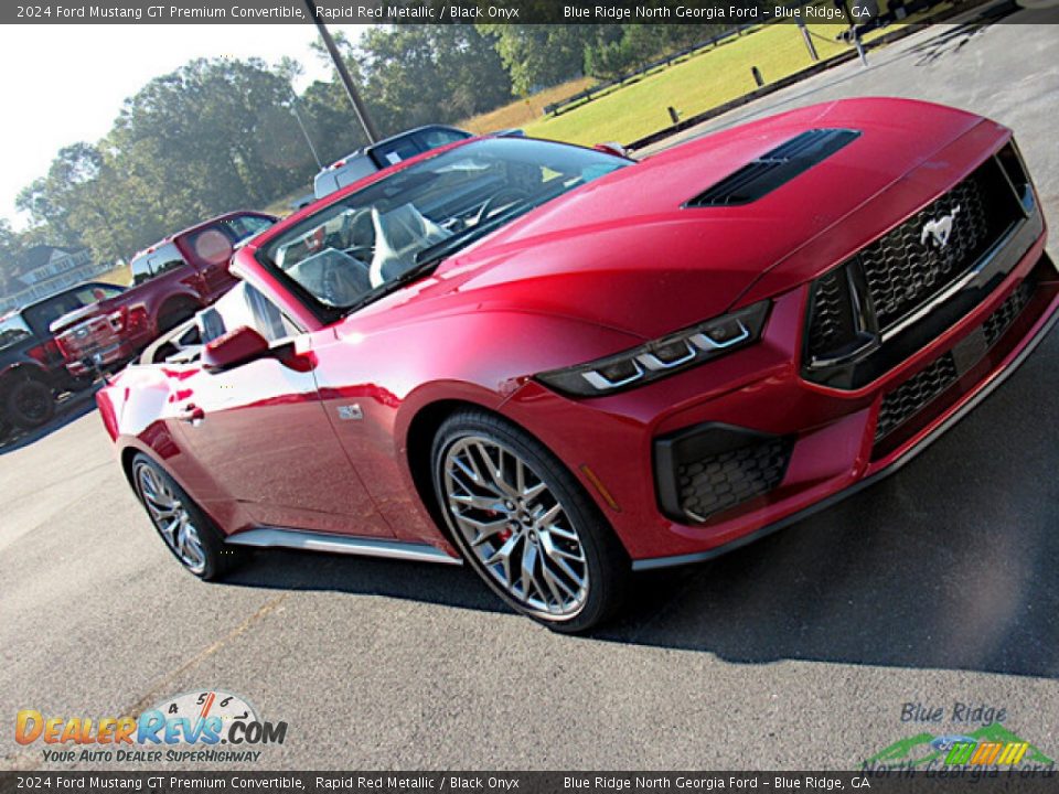 2024 Ford Mustang GT Premium Convertible Rapid Red Metallic / Black Onyx Photo #30