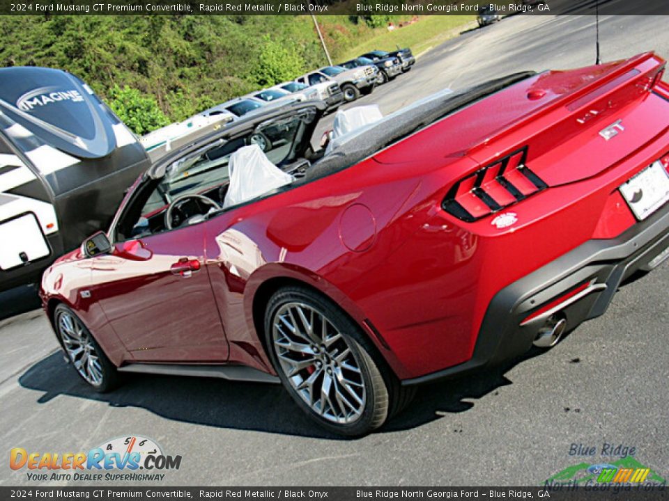 2024 Ford Mustang GT Premium Convertible Rapid Red Metallic / Black Onyx Photo #32