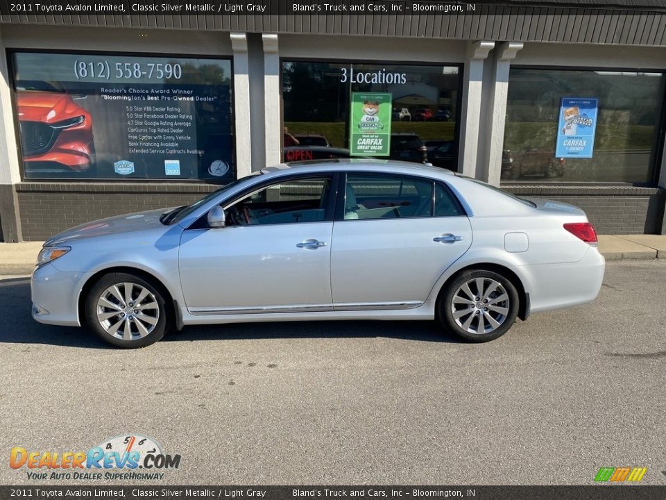 2011 Toyota Avalon Limited Classic Silver Metallic / Light Gray Photo #1