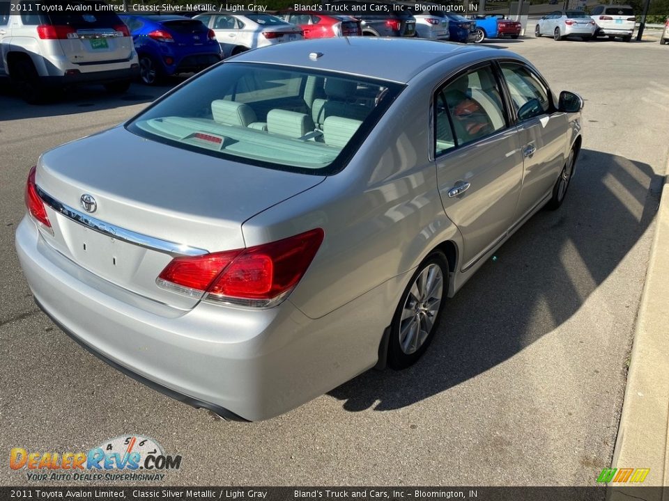 2011 Toyota Avalon Limited Classic Silver Metallic / Light Gray Photo #3