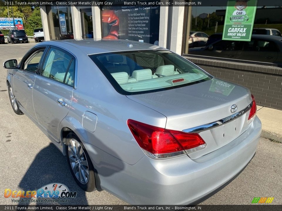 2011 Toyota Avalon Limited Classic Silver Metallic / Light Gray Photo #4