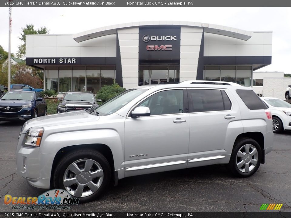 2015 GMC Terrain Denali AWD Quicksilver Metallic / Jet Black Photo #1