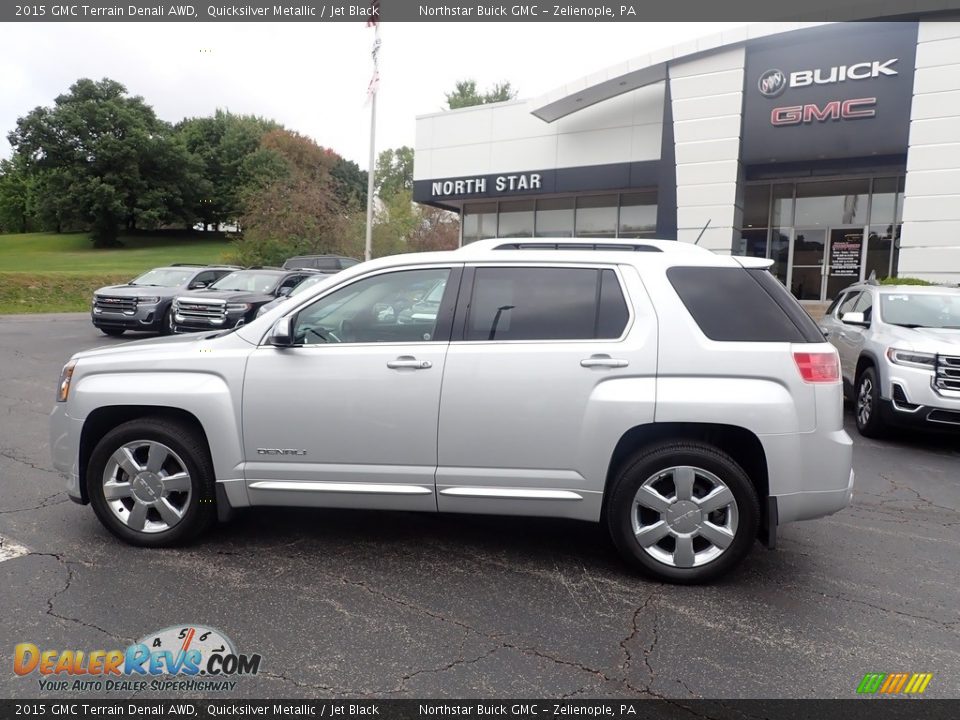 2015 GMC Terrain Denali AWD Quicksilver Metallic / Jet Black Photo #2