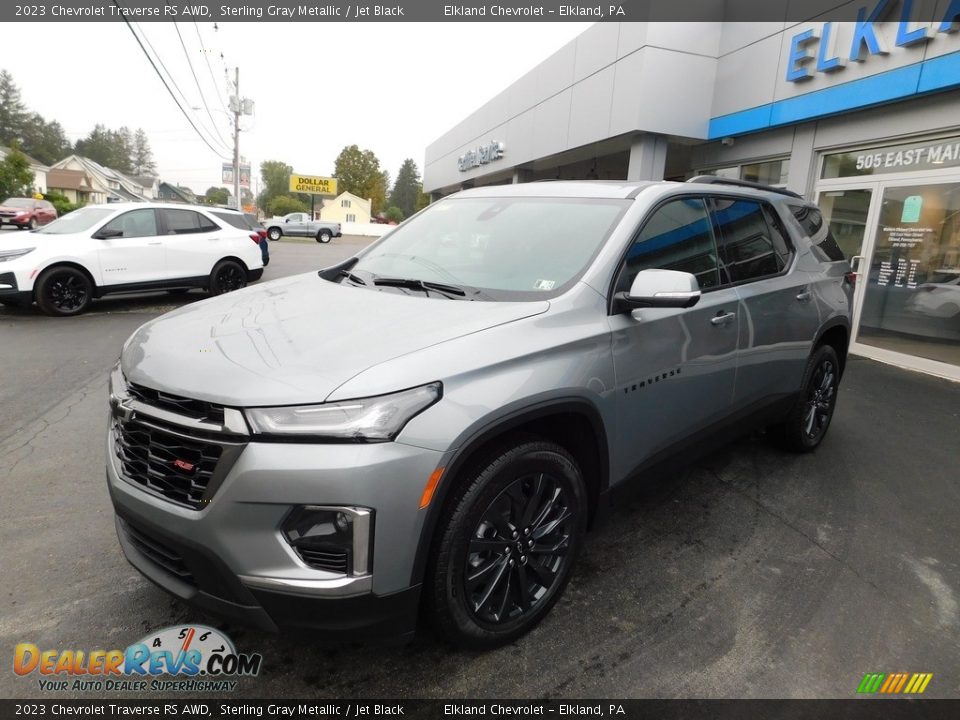 2023 Chevrolet Traverse RS AWD Sterling Gray Metallic / Jet Black Photo #2