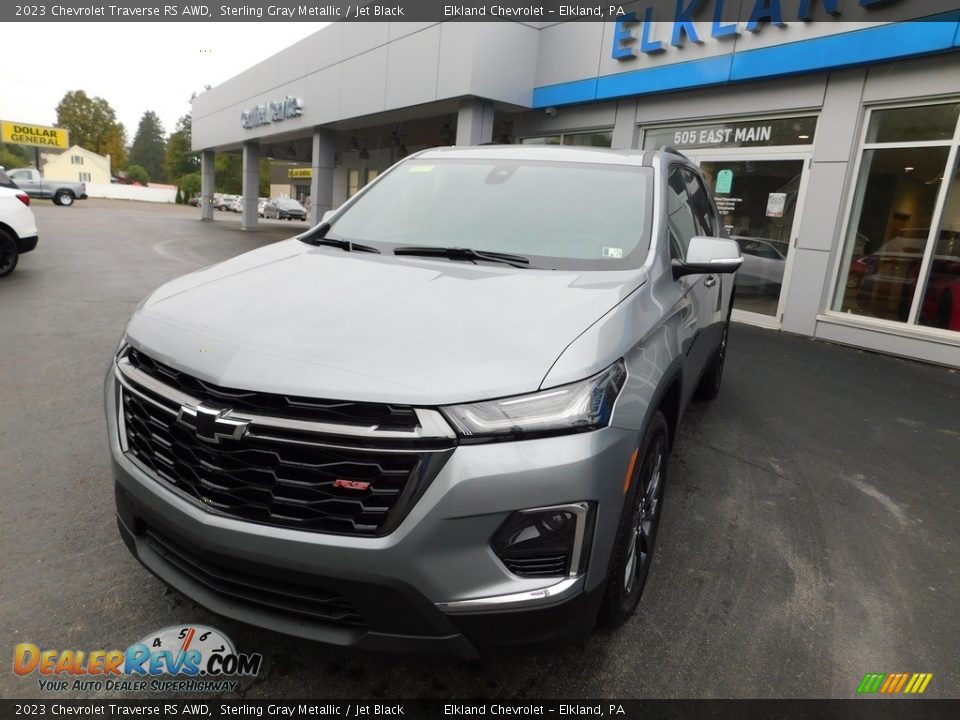 2023 Chevrolet Traverse RS AWD Sterling Gray Metallic / Jet Black Photo #3