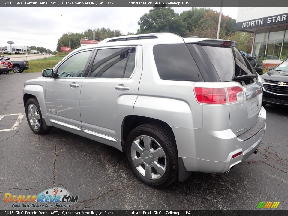 2015 GMC Terrain Denali AWD Quicksilver Metallic / Jet Black Photo #3