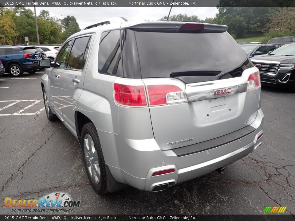 2015 GMC Terrain Denali AWD Quicksilver Metallic / Jet Black Photo #4