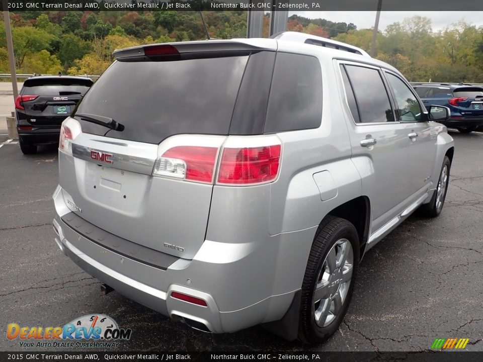 2015 GMC Terrain Denali AWD Quicksilver Metallic / Jet Black Photo #6