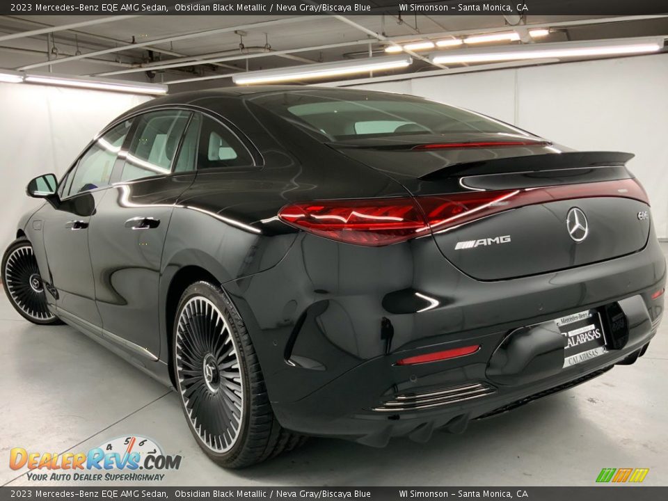 Obsidian Black Metallic 2023 Mercedes-Benz EQE AMG Sedan Photo #6