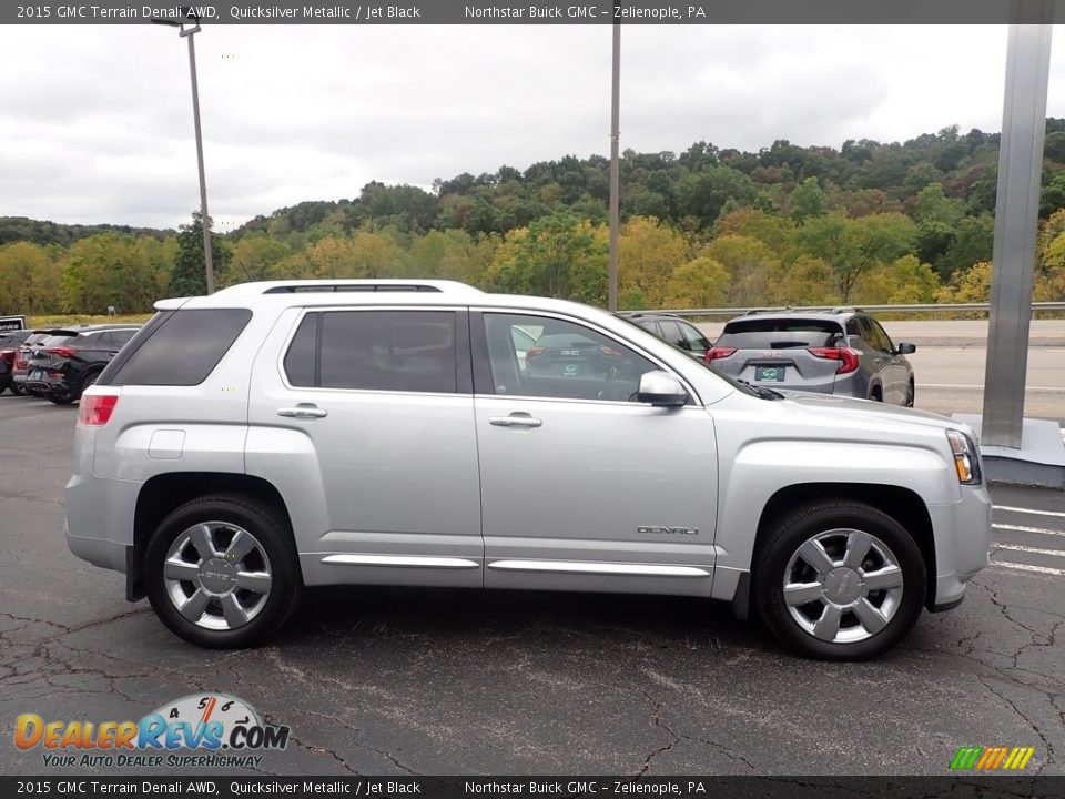 2015 GMC Terrain Denali AWD Quicksilver Metallic / Jet Black Photo #8