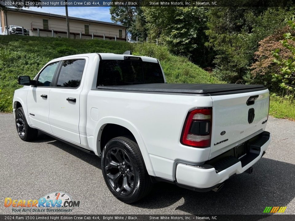 2024 Ram 1500 Limited Night Edition Crew Cab 4x4 Bright White / Black Photo #9