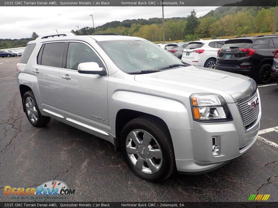 2015 GMC Terrain Denali AWD Quicksilver Metallic / Jet Black Photo #9