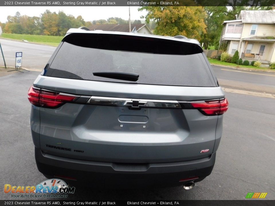 2023 Chevrolet Traverse RS AWD Sterling Gray Metallic / Jet Black Photo #10