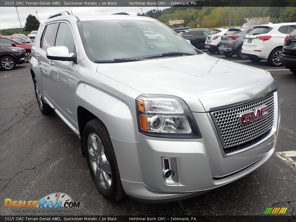 2015 GMC Terrain Denali AWD Quicksilver Metallic / Jet Black Photo #10