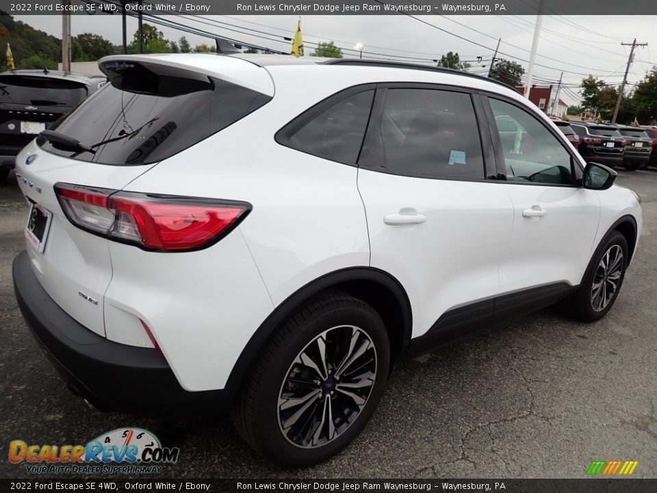 2022 Ford Escape SE 4WD Oxford White / Ebony Photo #6