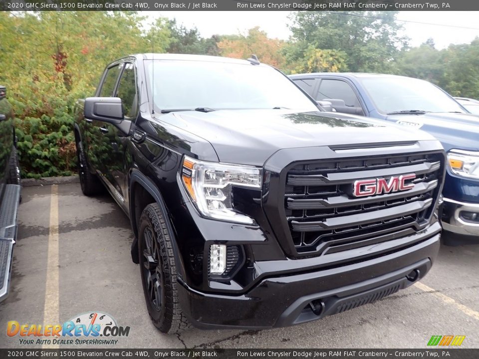 2020 GMC Sierra 1500 Elevation Crew Cab 4WD Onyx Black / Jet Black Photo #3