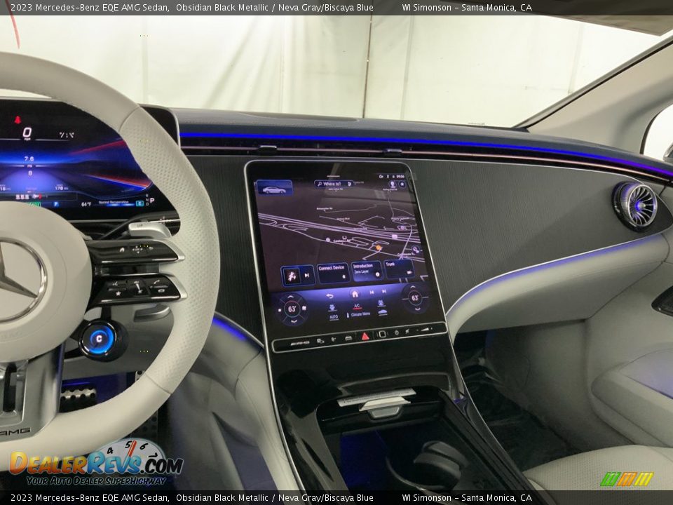 Dashboard of 2023 Mercedes-Benz EQE AMG Sedan Photo #13