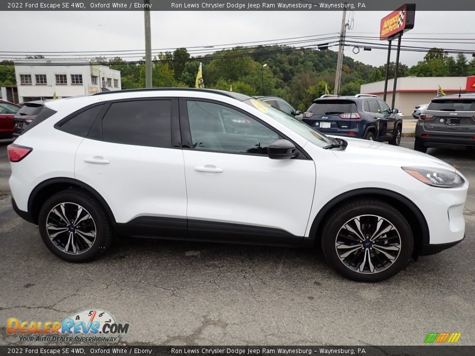 2022 Ford Escape SE 4WD Oxford White / Ebony Photo #7