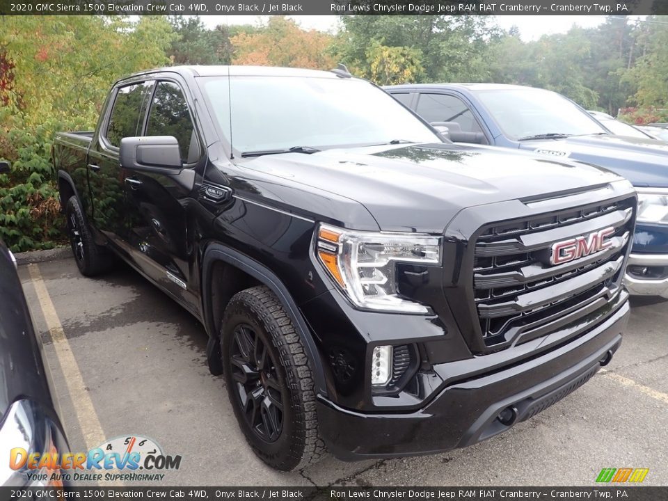 2020 GMC Sierra 1500 Elevation Crew Cab 4WD Onyx Black / Jet Black Photo #4