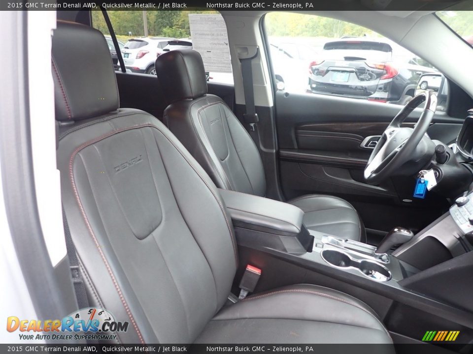 2015 GMC Terrain Denali AWD Quicksilver Metallic / Jet Black Photo #15