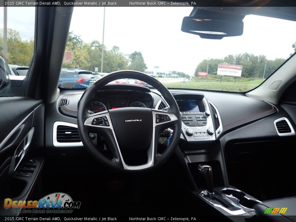 2015 GMC Terrain Denali AWD Quicksilver Metallic / Jet Black Photo #18