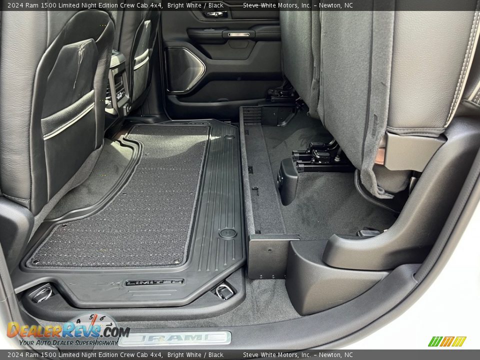 Rear Seat of 2024 Ram 1500 Limited Night Edition Crew Cab 4x4 Photo #18