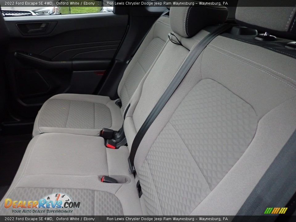 Rear Seat of 2022 Ford Escape SE 4WD Photo #12