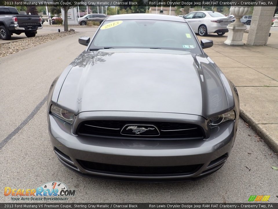2013 Ford Mustang V6 Premium Coupe Sterling Gray Metallic / Charcoal Black Photo #3