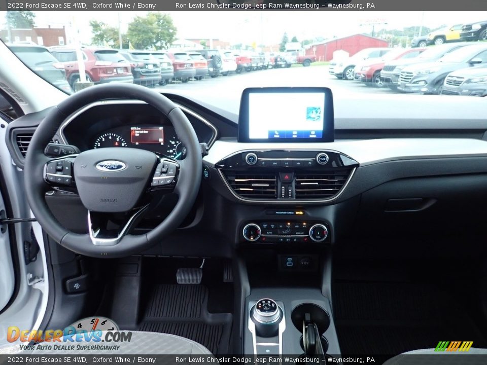 2022 Ford Escape SE 4WD Oxford White / Ebony Photo #13