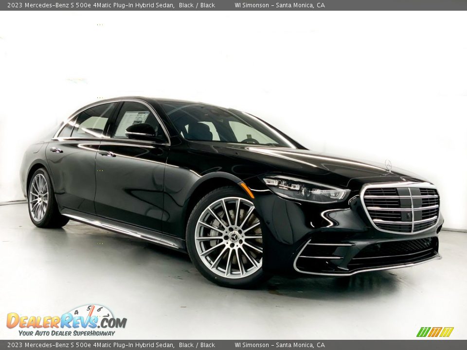 2023 Mercedes-Benz S 500e 4Matic Plug-In Hybrid Sedan Black / Black Photo #2