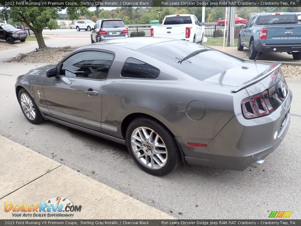 2013 Ford Mustang V6 Premium Coupe Sterling Gray Metallic / Charcoal Black Photo #6