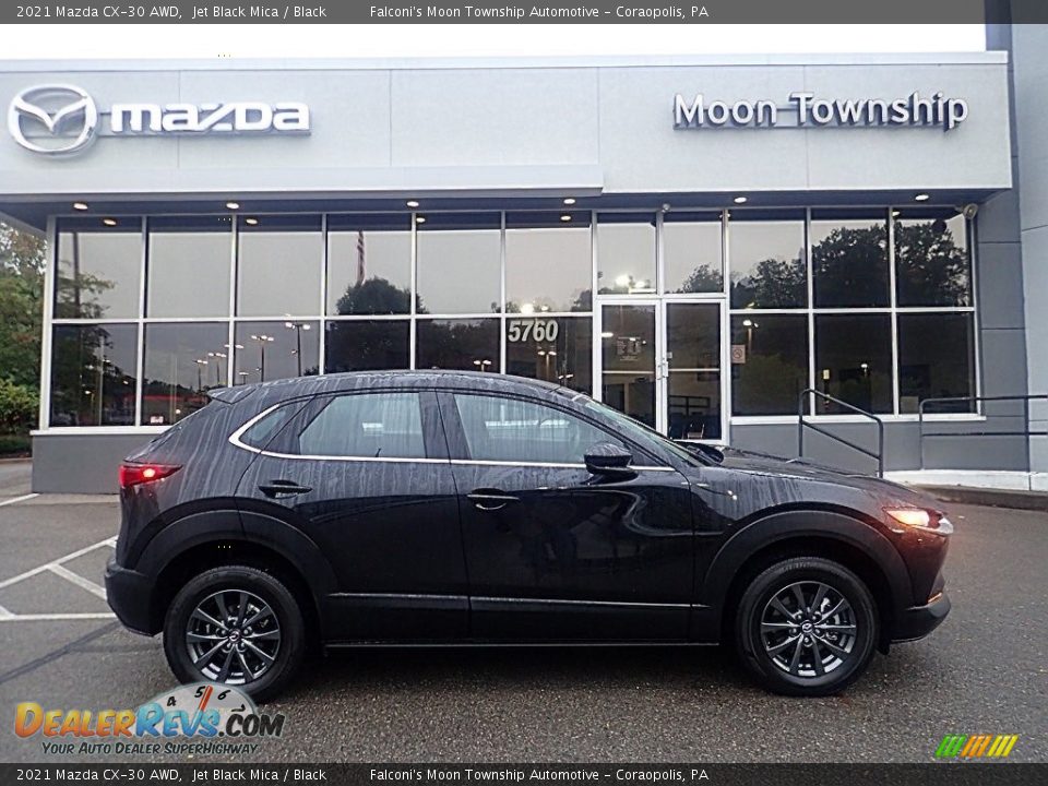 2021 Mazda CX-30 AWD Jet Black Mica / Black Photo #1