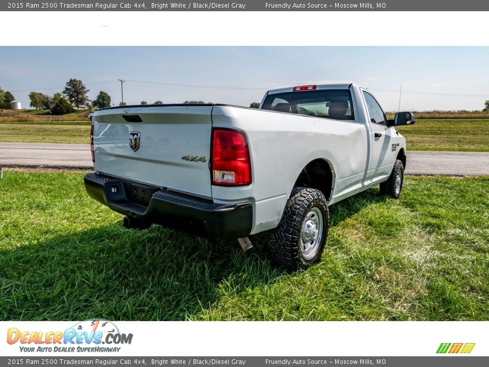 2015 Ram 2500 Tradesman Regular Cab 4x4 Bright White / Black/Diesel Gray Photo #4