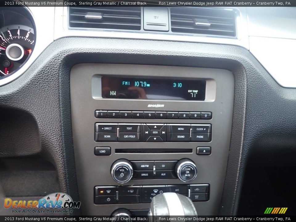 2013 Ford Mustang V6 Premium Coupe Sterling Gray Metallic / Charcoal Black Photo #16