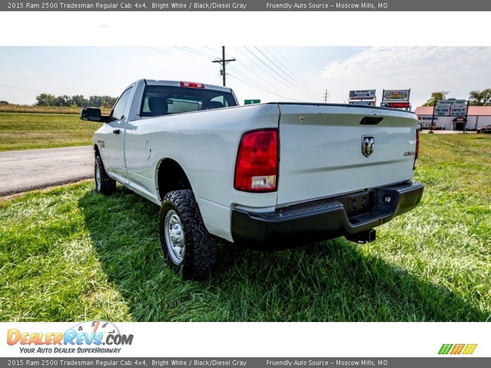 2015 Ram 2500 Tradesman Regular Cab 4x4 Bright White / Black/Diesel Gray Photo #6