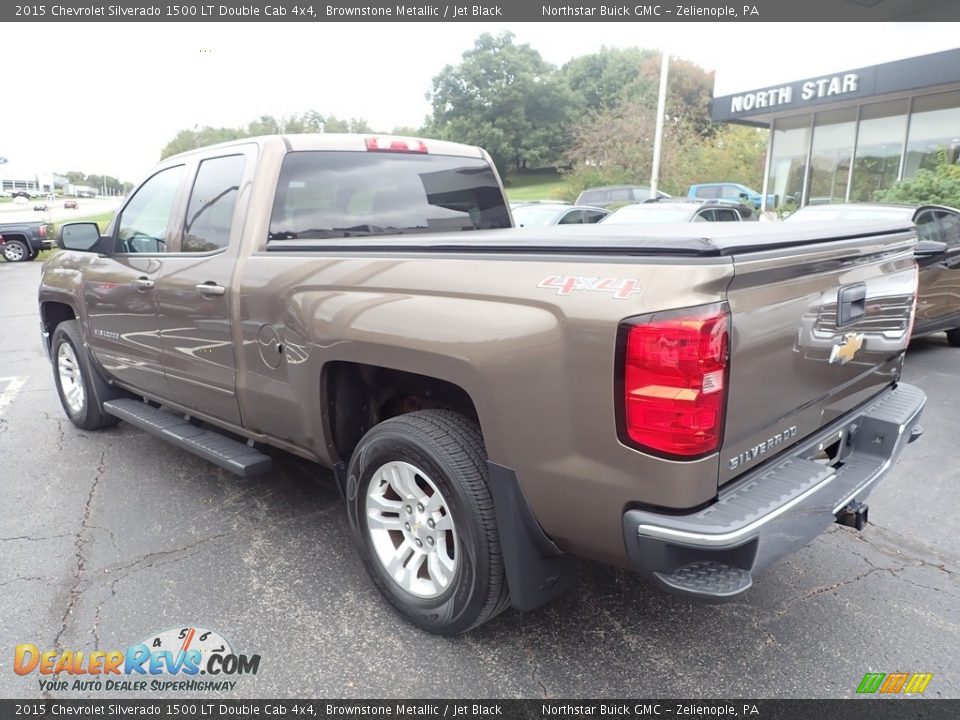 2015 Chevrolet Silverado 1500 LT Double Cab 4x4 Brownstone Metallic / Jet Black Photo #3