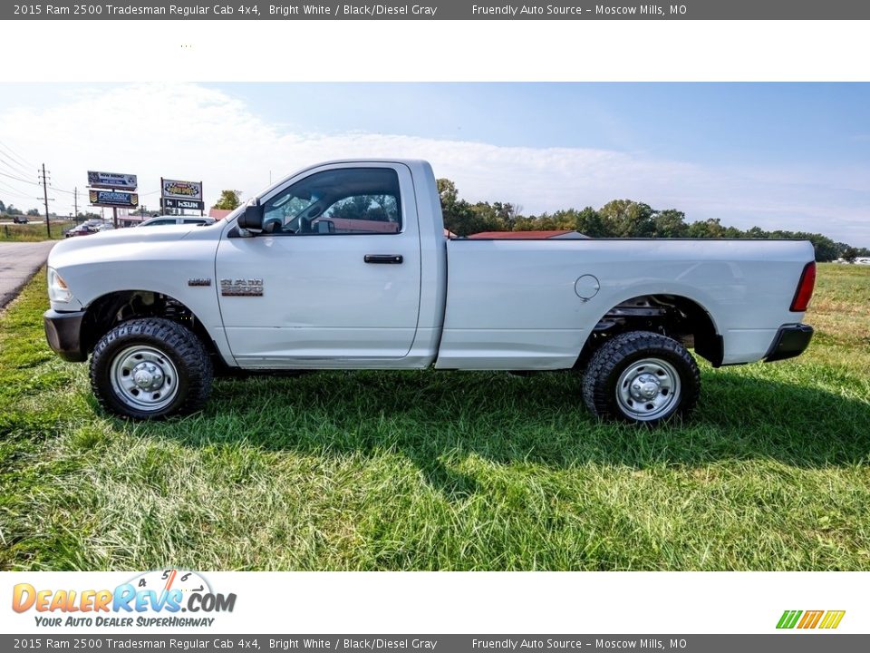 2015 Ram 2500 Tradesman Regular Cab 4x4 Bright White / Black/Diesel Gray Photo #7