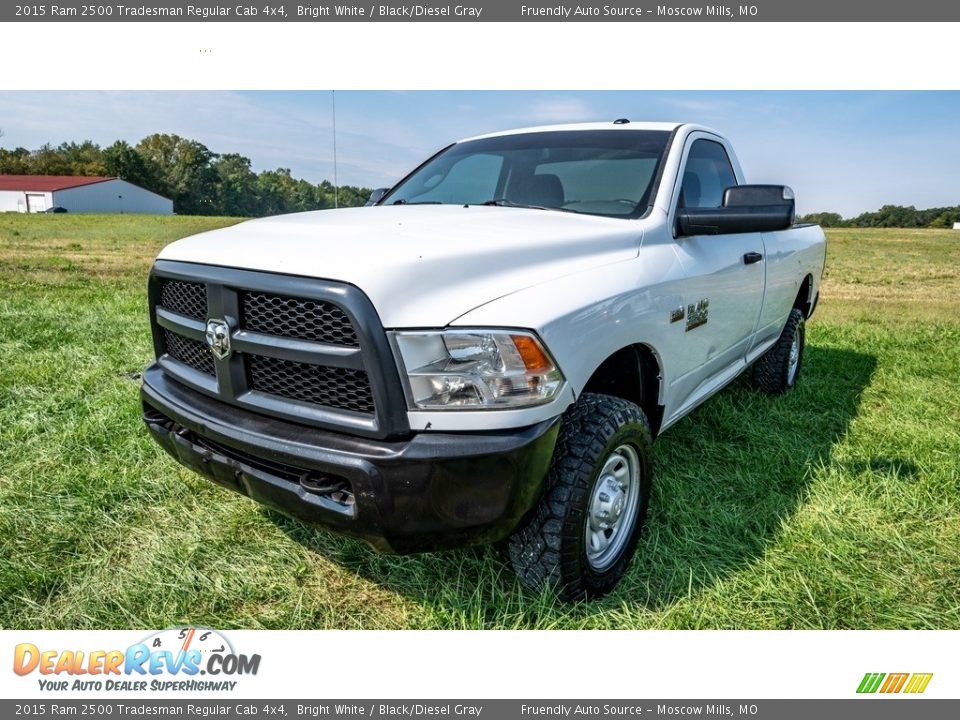 2015 Ram 2500 Tradesman Regular Cab 4x4 Bright White / Black/Diesel Gray Photo #8