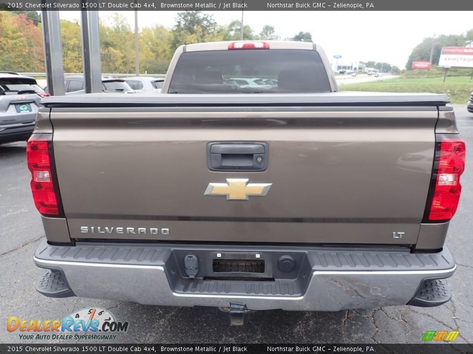 2015 Chevrolet Silverado 1500 LT Double Cab 4x4 Brownstone Metallic / Jet Black Photo #5