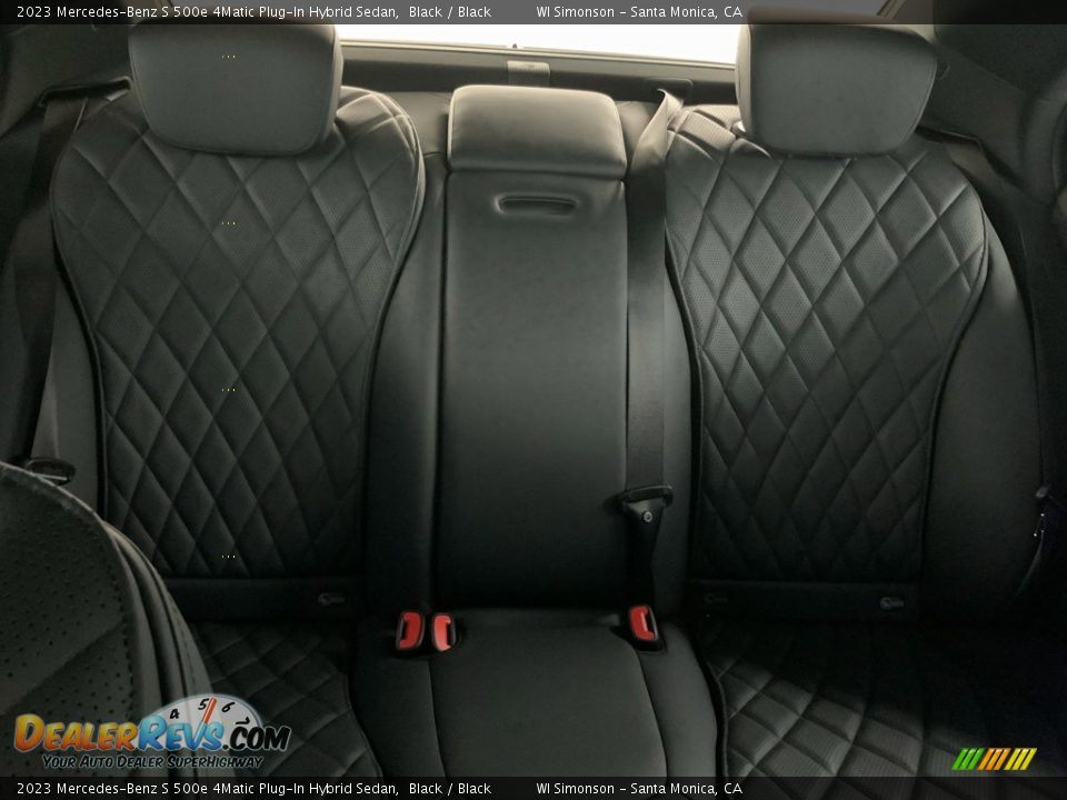 Rear Seat of 2023 Mercedes-Benz S 500e 4Matic Plug-In Hybrid Sedan Photo #17