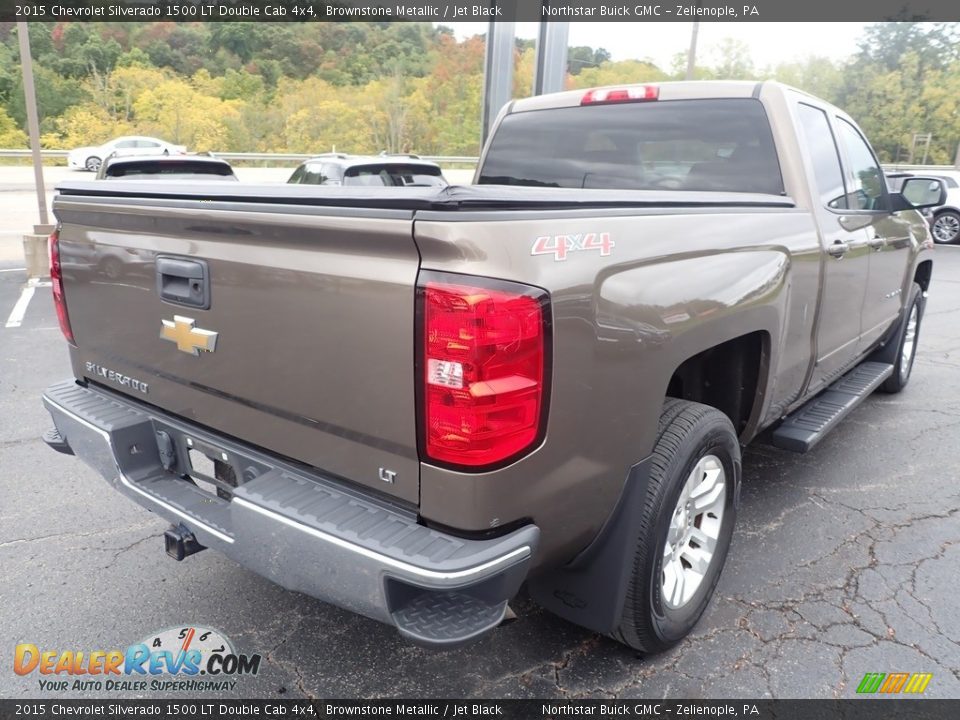 2015 Chevrolet Silverado 1500 LT Double Cab 4x4 Brownstone Metallic / Jet Black Photo #6