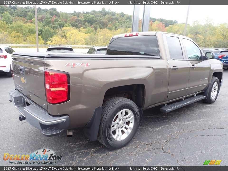 Brownstone Metallic 2015 Chevrolet Silverado 1500 LT Double Cab 4x4 Photo #7