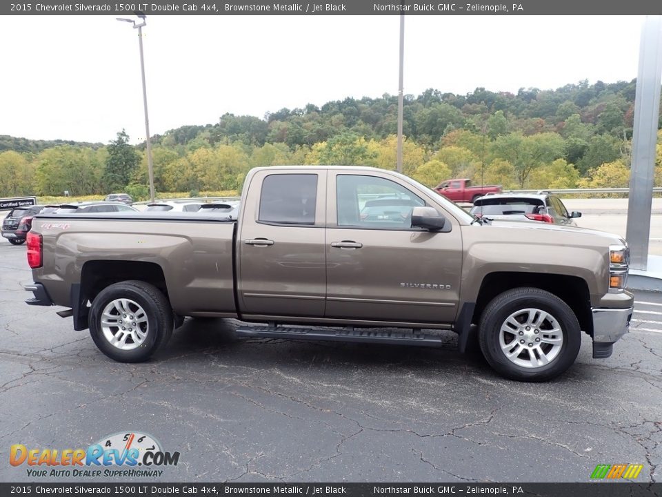 Brownstone Metallic 2015 Chevrolet Silverado 1500 LT Double Cab 4x4 Photo #8