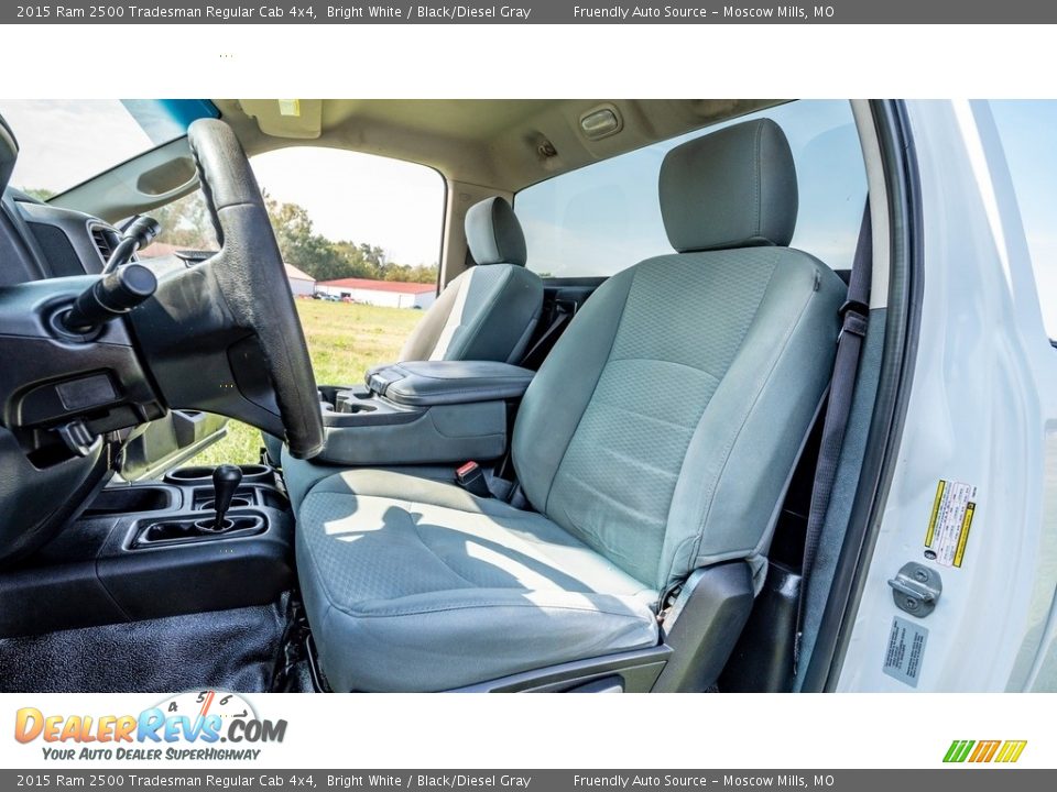 Front Seat of 2015 Ram 2500 Tradesman Regular Cab 4x4 Photo #17